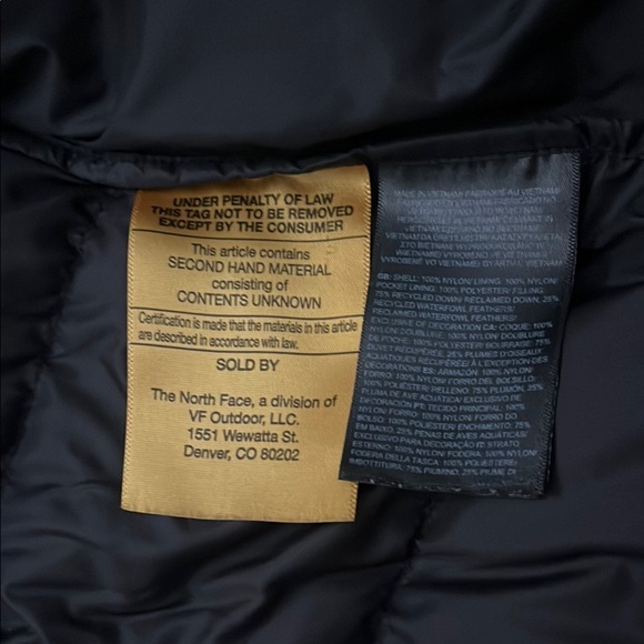 The North Face Black Insulated Jacket - Picture 4 of 5